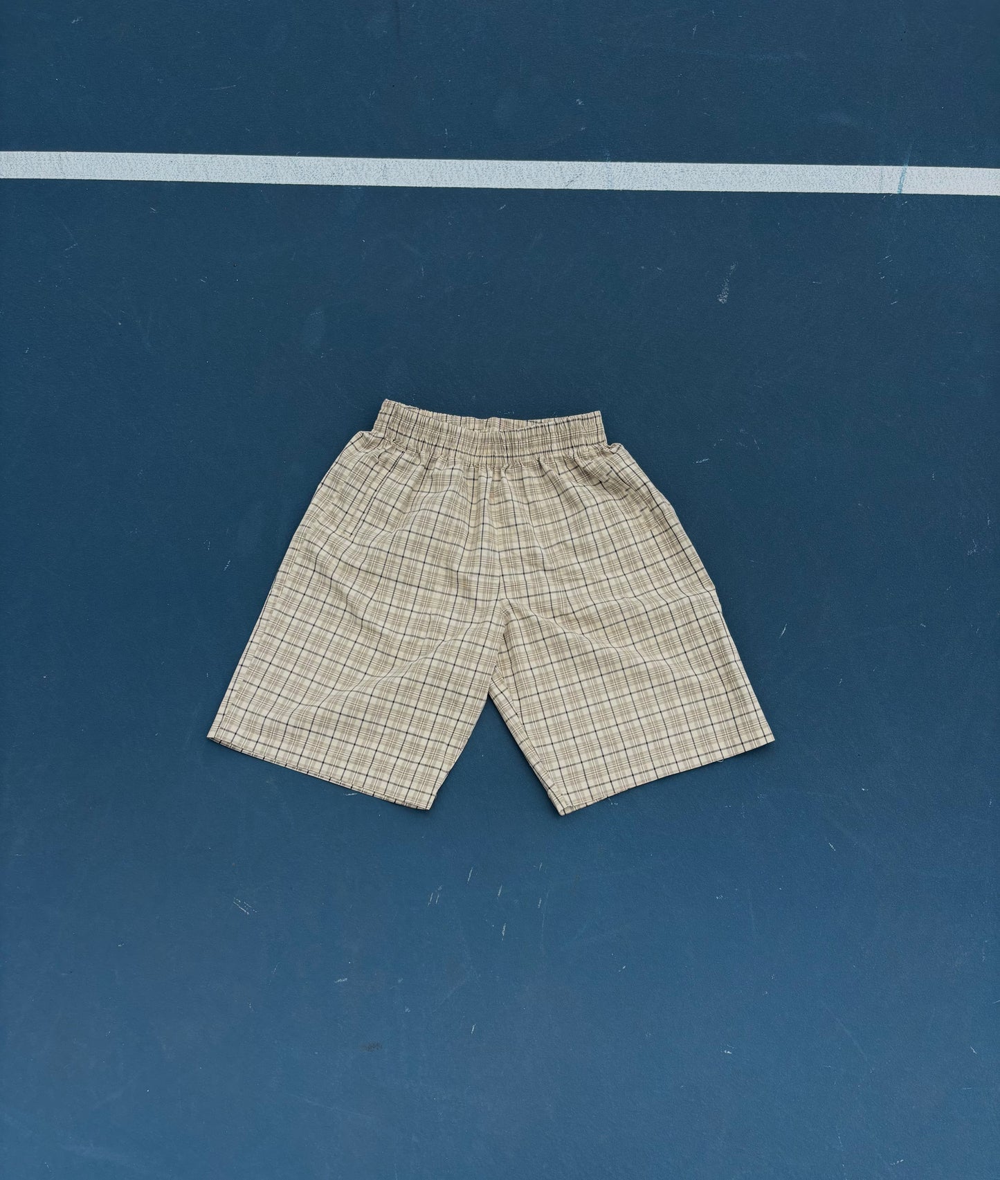 Unisex Plaid Wide Leg Shorts