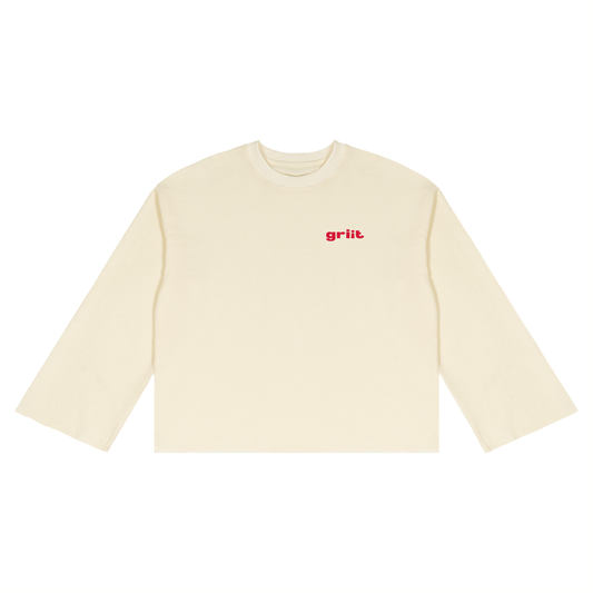 Unisex Waffle Raw Edge T-Shirt
